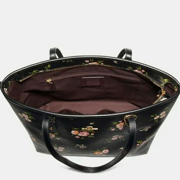 🌷NEW🌼Authentic Coach Daisy Print City Zip Tote🌷 - Picture 2 of 8